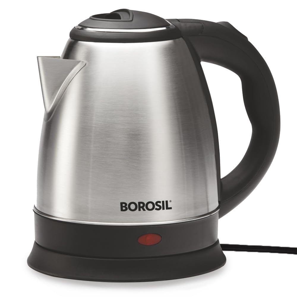 Borosil Stainless Steel 1350W Electric Kettle 1.5L